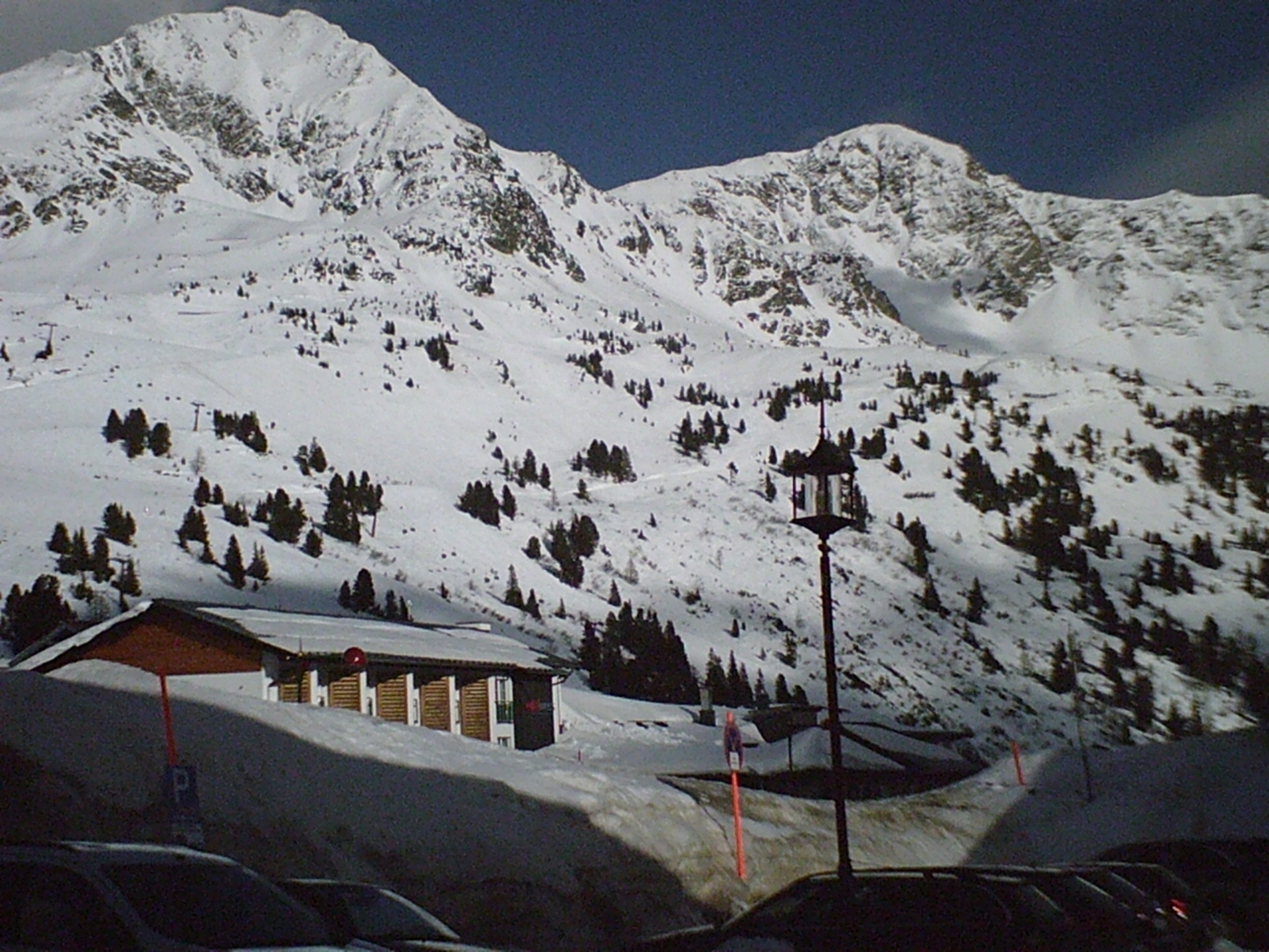 A snowy mountain in Austria.