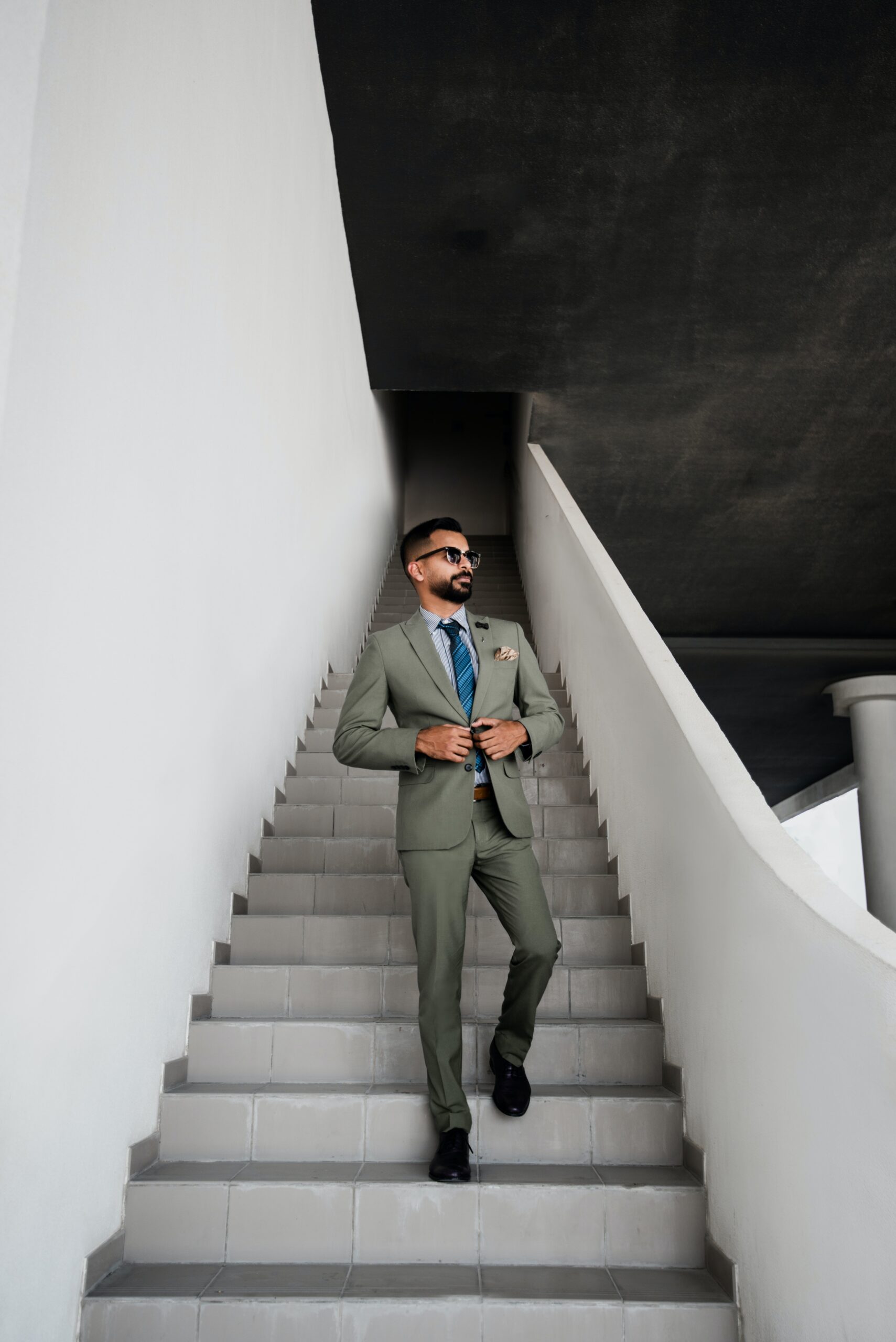 Dapper man in a suit