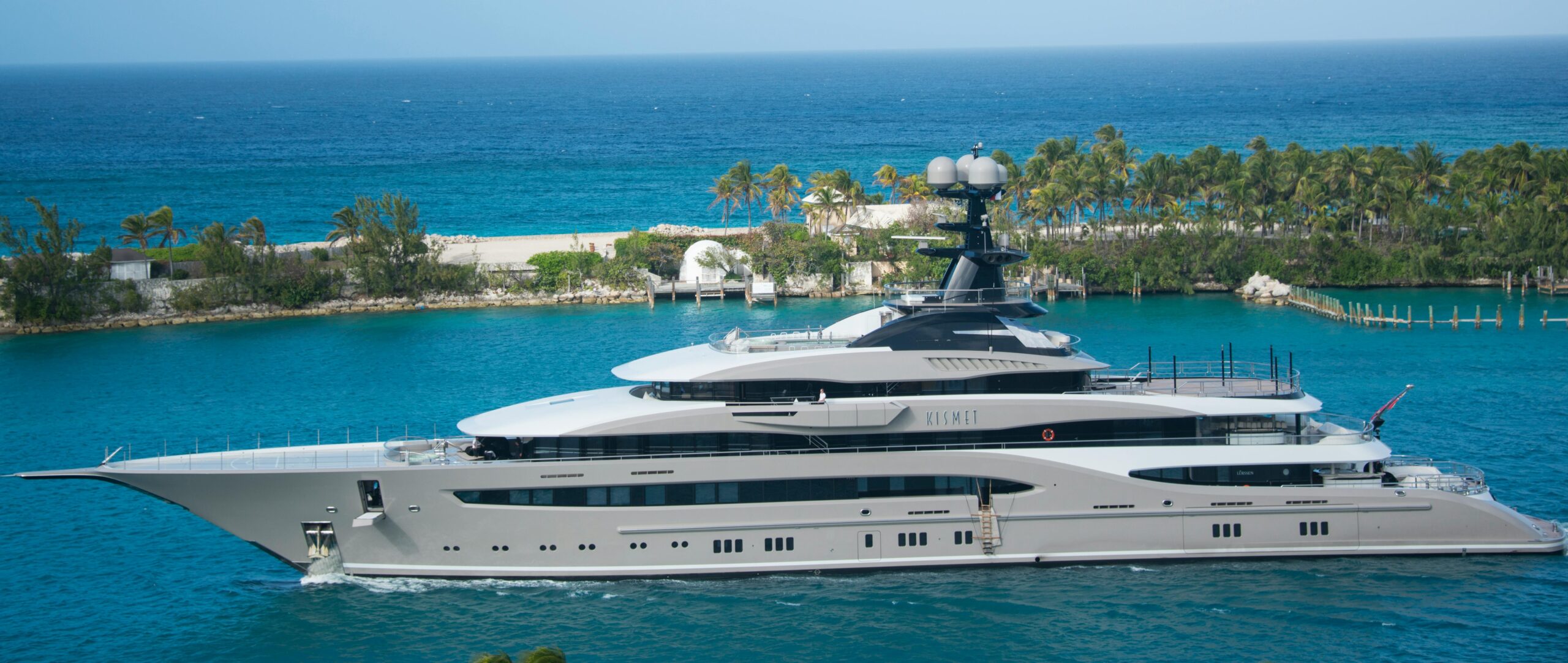 A super yacht.