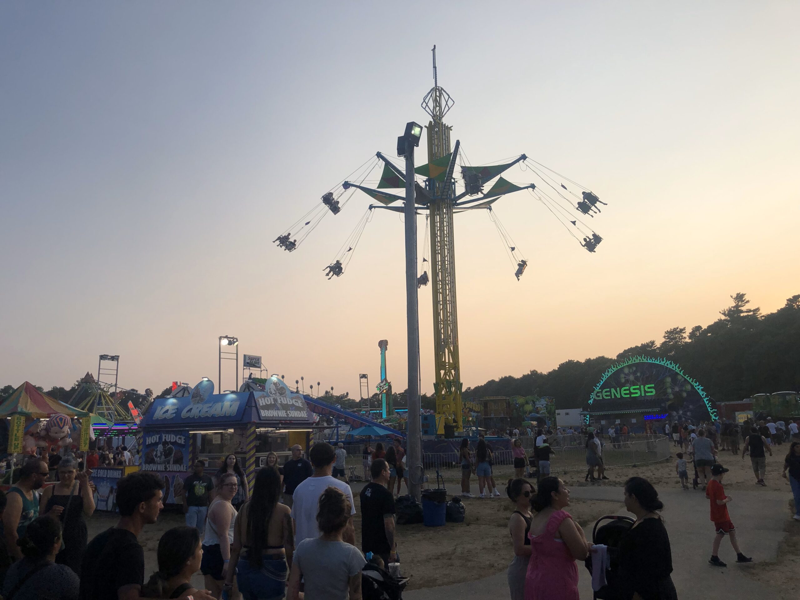 A view of the Brewster County Fair in Cape Cod, Mass.